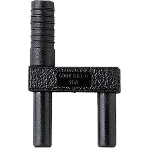 Stäubli SKS2-12L/1SA/N spojovací konektor čierna Ø pin: 2 mm Rozostup hrotov: 12 mm 1 ks