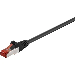 Digitus DK-1511-010/BLACK RJ45 sieťové káble, prepojovacie káble CAT 5e U/UTP 1.00 m čierna  1 ks