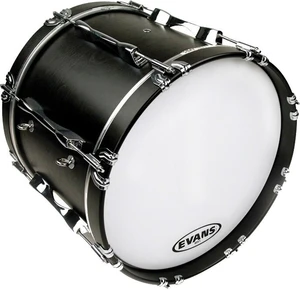 Evans BD30MS1W MX1 Marching Bass White 30" Fell für Marchingtrommel