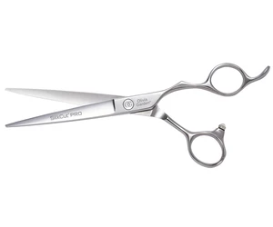 Kadernícke nožnice Olivia Garden SilkCut® Pro Shear 6,5"- strieborné (SI-PRO6.50) + darček zadarmo