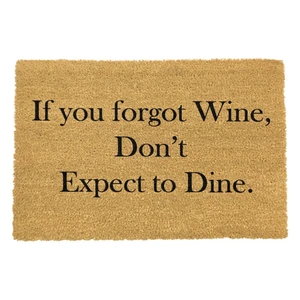 Rohožka z prírodného kokosového vlákna Artsy Doormats If You Forgot Wine, 40 x 60 cm