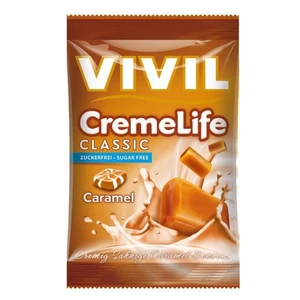 VIVIL Creme life karamel bonbóny bez cukru 110 g