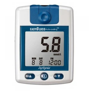 EASYGLUCO Glukometer 25 kusov testovacích prúžkov a 25 kusov lanciet