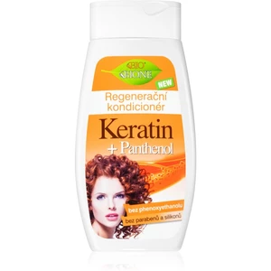 Bione Cosmetics Keratin + Panthenol regeneračný kondicionér na vlasy 260 ml