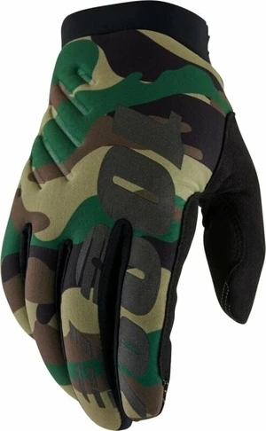 100% Brisker Gloves Camo/Black M Cyklistické rukavice