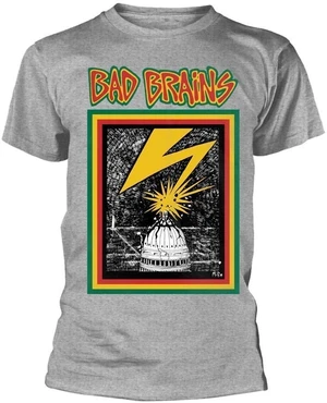 Bad Brains Tricou Logo Gri XL