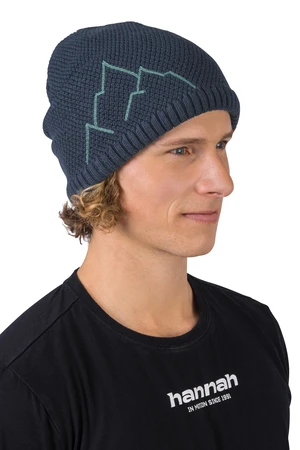 Winter knitted hat made of merino wool Hannah BRIT stratified sea