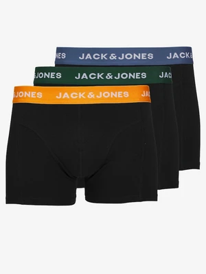 Jack & Jones Boxerky 3 ks Černá