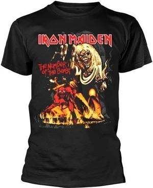 Iron Maiden T-Shirt Number Of The Beast Graphic Unisex Black L