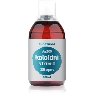 Allnature Koloidní stříbro Ag200 - 25 ppm čistiace tonikum 500 ml