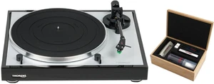 Thorens TD 402 DD Black Gloss Cleaning SET Black Hi-Fi Turntable