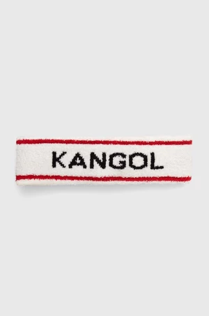 Čelenka Kangol K3302ST-WHITE/CIAN, biela farba