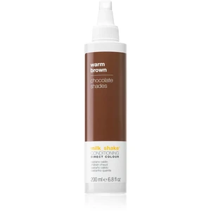 Milk Shake Direct Colour tónovací kondicionér pre intenzívnu hydratáciu Warm Brown 200 ml