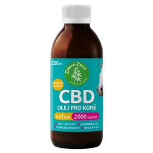 ZELENÁ ZEMĚ CBD Olej pro koně Extra 2000 mg 250 ml