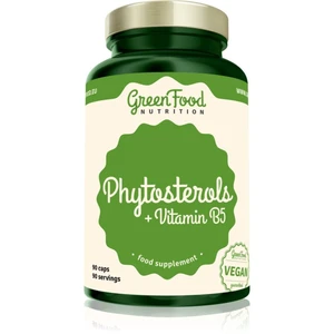 GreenFood Nutrition Phytosterols + Vitamin B5 kapsle s fytosteroly 90 cps