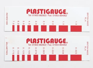 PLASTIGAUGE Plastigage-měření tolerance ložisek (různé velikosti) Rozměr: 0.025-0.175 mm