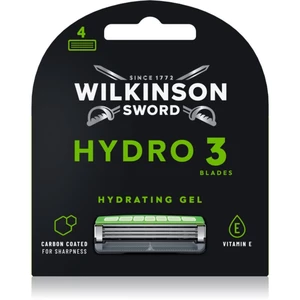 Wilkinson Sword Hydro3 Skin Protection Black Edition náhradné hlavice 4 ks