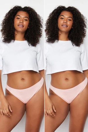 Trendyol Curve Lilac-Pink 2-Pack Panties