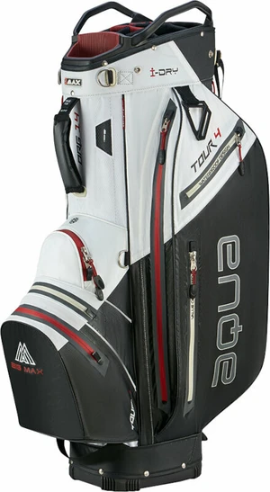 Big Max Aqua Tour 4 White/Black/Merlot Geanta pentru golf