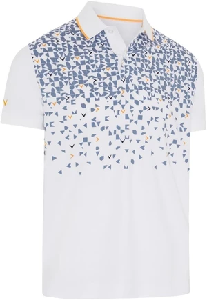 Callaway Abstract Chev Mens Bright White M Polo-Shirt