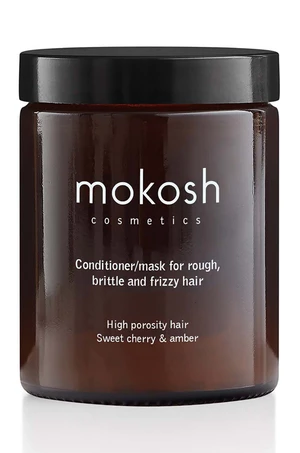 Kondicionér/maska ​​pre drsné, lámavé a krepovité vlasy Mokosh Cherry & Amber 180 ml