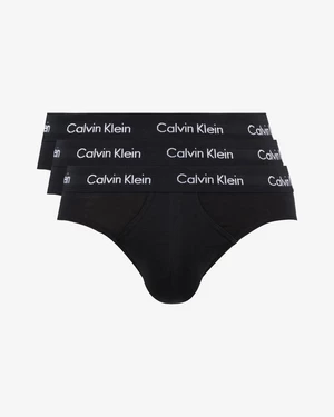 Calvin Klein Slipy 3 ks Černá