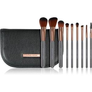 Nude by Nature Professional Brush Set sada štetcov s puzdrom