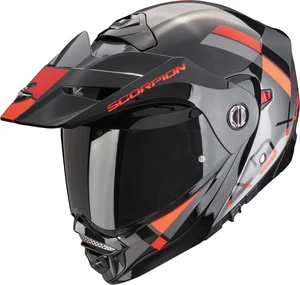 Scorpion ADX-2 GALANE Silver/Black/Red L Kask