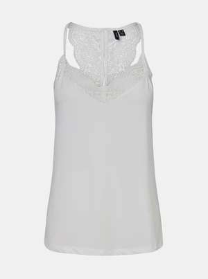 White top with VERO MODA Ana lace