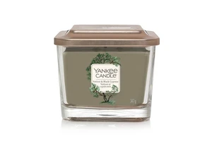 Yankee Candle Aromatická svíčka střední hranatá Vetiver & Black Cypress 347 g