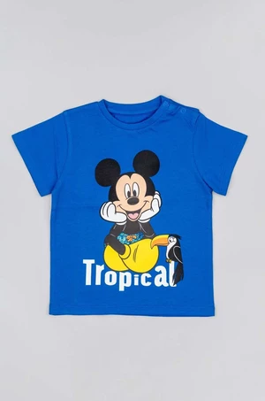 Detské bavlnené tričko zippy x Disney s potlačou