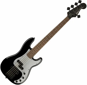 Fender Squier Contemporary Active Precision Bass LRL PH V Black 5-saitiger E-Bass, 5-Saiter E-Bass