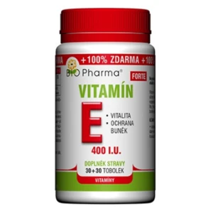 BIO PHARMA Vitamín E Forte 400 I.U.30+30 tobolek