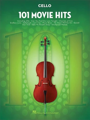 Hal Leonard 101 Movie Hits For Cello Notes