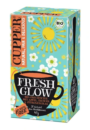 Cupper BIO Fresh Glow porcovaný čaj 20x2 g