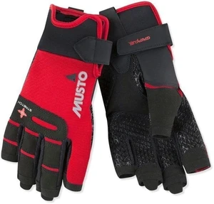 Musto Performance Short Finger True Red L Guantes de barco