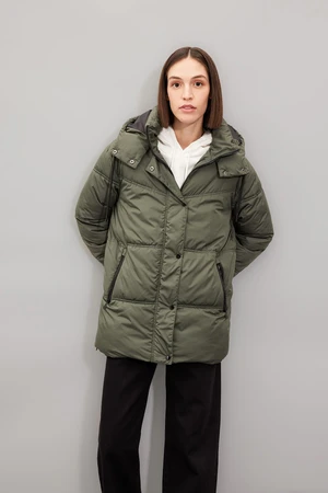 DEFACTO Waterproof Relax Fit Hooded Parka