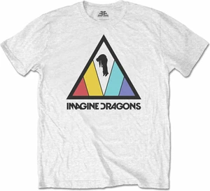 Imagine Dragons Ing Triangle Logo Unisex White 2XL