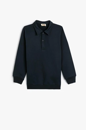 Koton Navy Blue Boy's Sweatshirt