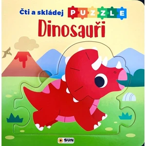 Sun Čti a skládej puzzle Dinosauři CZ verzia