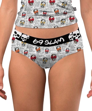 Women's panties 69SLAM boxer newspaper (GYXNSK-PO)