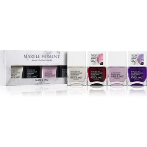 Nails Inc. Marble Moment sada lakov na nechty