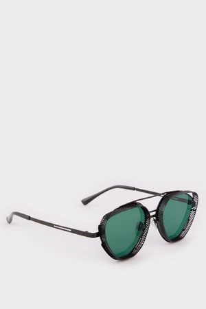 DEFACTO Women's Oval Metal Sunglasses