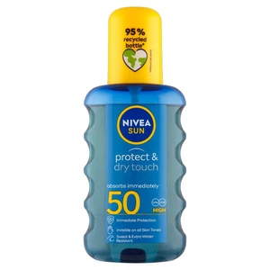 Nivea Neviditelný sprej na opalování SPF 50 Sun Protect & Dry 200 ml