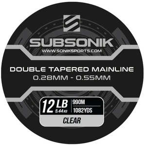 Sonik ujímaný vlasec subsonik double tapered main line clear 990 m - 0,30-0,55 mm 14 lb