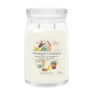 Yankee Candle - Signature veľká sviečka Sweet Vanilla Horchata