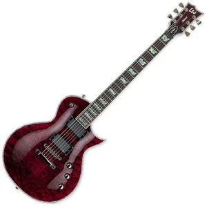 ESP LTD EC1000QM SeeThru Black Cherry E-Gitarre