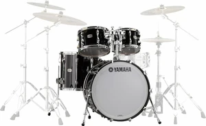 Yamaha Recording Custom Jazz Solid Black Set Batteria Acustica