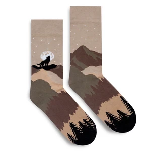 Banana Socks Unisex's Socks Classic Wolf