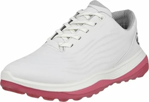 Ecco LT1 White/Bubblegum 38 Chaussures de golf pour femmes